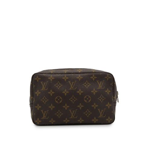 LOUIS VUITTON MONOGRAM TROUSSE TOILETTE 23 CLUTCH BAG BROWN M47524 90313319