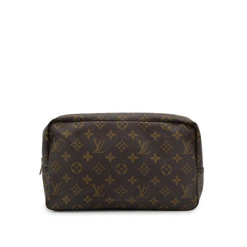 LOUIS VUITTON MONOGRAM TROUSSE TOILETTE 28 CLUTCH BAG BROWN M47522 90313309
