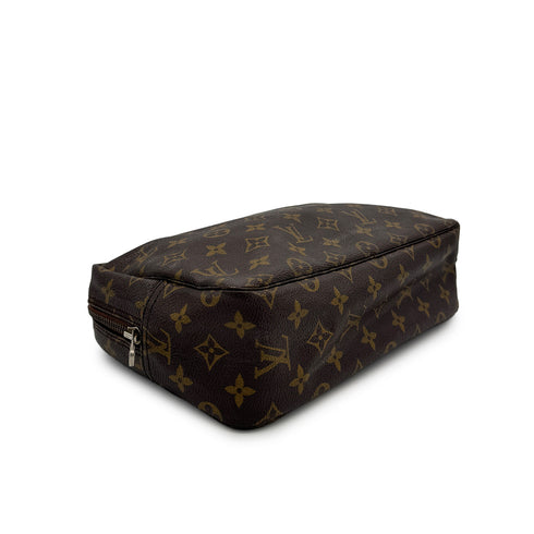 LOUIS VUITTON MONOGRAM TROUSSE TOILETTE 28 CLUTCH BAG BROWN M47522 90313309
