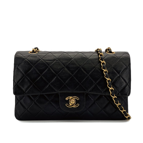 vintage-chanel-classic-flap-medium-chain-shoulder-bag-black-lamb-skin-gold-hardware-90311890-japan