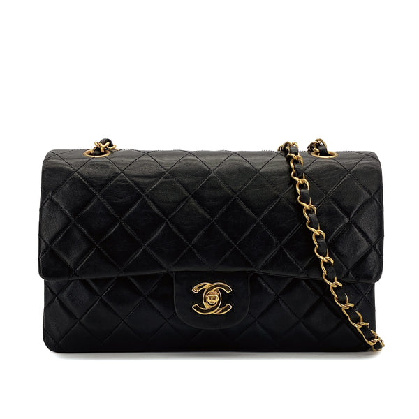 vintage-chanel-classic-flap-medium-chain-shoulder-bag-black-lamb-skin-gold-hardware-90311890-japan