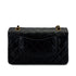 VINTAGE CHANEL CLASSIC FLAP MEDIUM CHAIN SHOULDER BAG BLACK LAMB SKIN GOLD HARDWARE 90311890