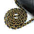 VINTAGE CHANEL DIANA SMALL CHAIN SHOULDER BAG BLACK LAMB SKIN GOLD HARDWARE 90241781