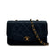 VINTAGE CHANEL DIANA SMALL CHAIN SHOULDER BAG NAVY CAVIAR SKIN GOLD HARDWARE 90311052 - PURPOSE