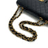 VINTAGE CHANEL MAXI MATELASSE 34 CHAIN SHOULDER BAG BLACK LAMB SKIN GOLD HARDWARE 90311893