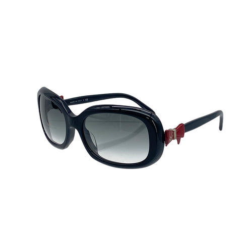 VINTAGE CHANEL SUNGLASSES RIBBON COCOMARK BLACK RED EYEWEAR 90311846