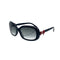 VINTAGE CHANEL SUNGLASSES RIBBON COCOMARK BLACK RED EYEWEAR 90311846