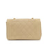 VINTAGE CHANEL DIANA SMALL CHAIN SHOULDER BAG BEIGE CAVIAR SKIN GOLD HARDWARE 90311986