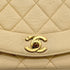 VINTAGE CHANEL DIANA SMALL CHAIN SHOULDER BAG BEIGE CAVIAR SKIN GOLD HARDWARE 90311986