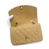 VINTAGE CHANEL DIANA SMALL CHAIN SHOULDER BAG BEIGE LAMB SKIN GOLD HARDWARE 90311961