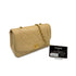VINTAGE CHANEL DIANA SMALL CHAIN SHOULDER BAG BEIGE LAMB SKIN GOLD HARDWARE 90311961