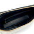 VINTAGE CHANEL MATELASSE LOGO CHAIN SHOULDER BAG WHITE BLACK LAMB SKIN GOLD HARDWARE 90312604