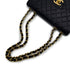VINTAGE CHANEL MAXI MATELASSE 34 CHAIN SHOULDER BAG BLACK LAMB SKIN GOLD HARDWARE 90311888