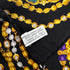 VINTAGE CHANEL SCARF GRIPOA BIJOU PATTERN BLACK SILK 90313364