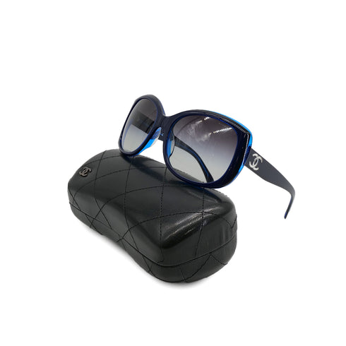 CHANEL SUNGLASSES COCOMARK BLUE EYEWEAR 90313355