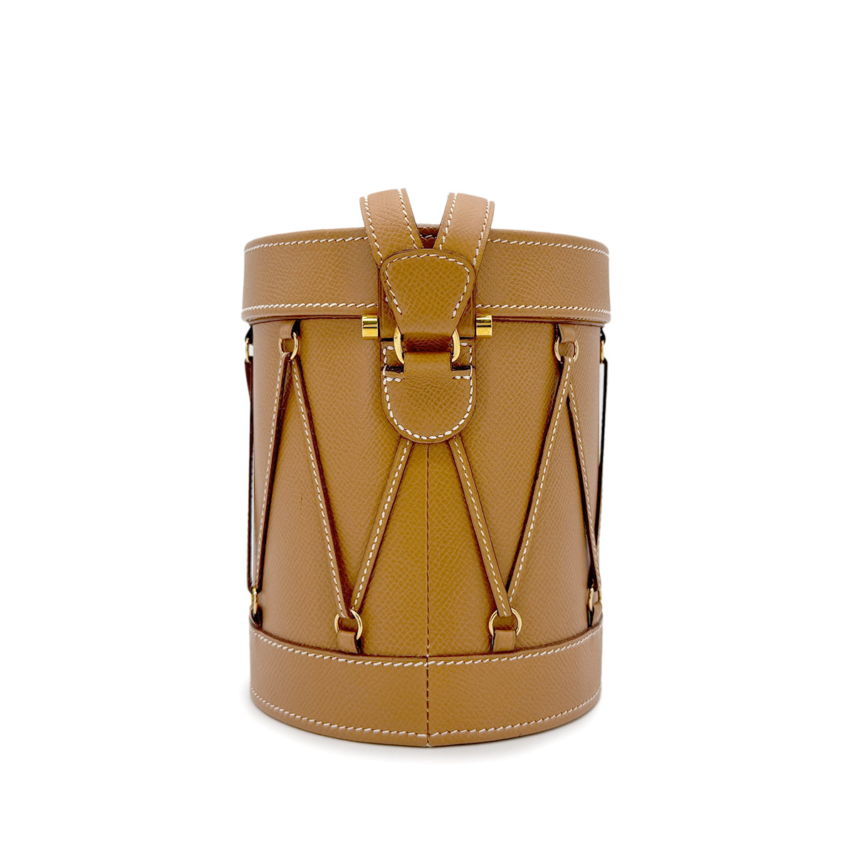 HERMES TAMBLE GOLD COUCHEVEL SHOULDER BAG 〇S 90208964