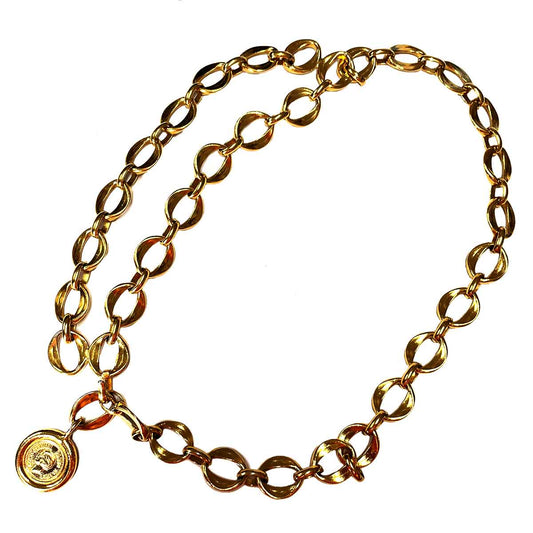 CHANEL VINTAGE CHAIN BELT MADEMOISELLE ACCESSORY 90210889