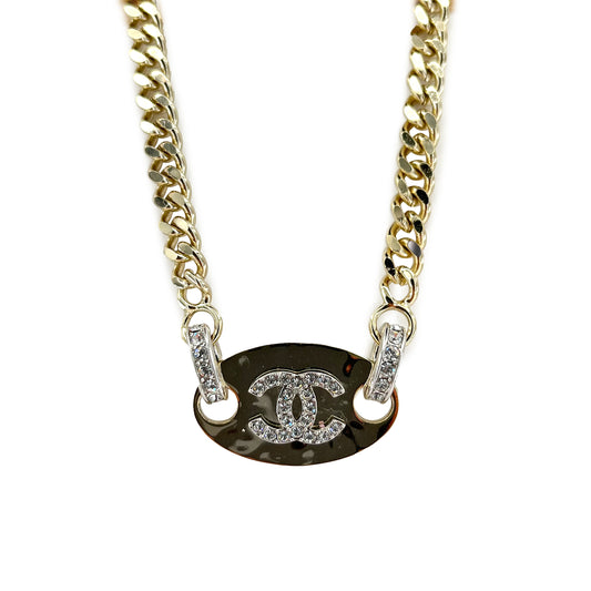 CHANEL NECKLACE COCOMARK RHINESTONE ACCESSORY A22S 90210917