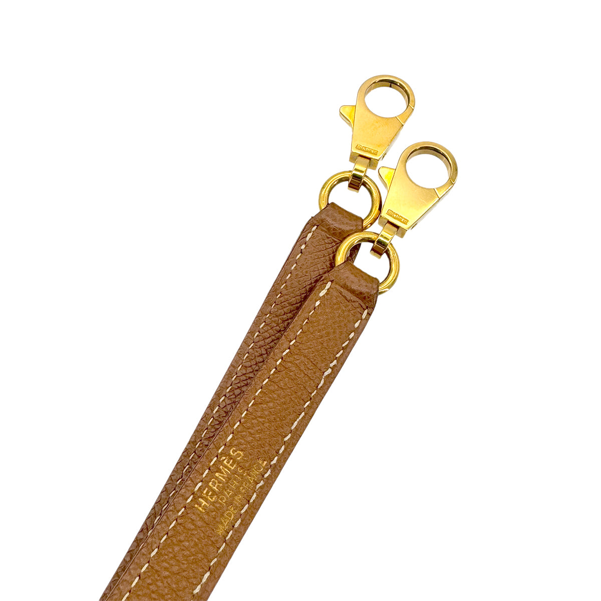 HERMES KELLY BOLIDE GOLD COURCHEVEL SHOULDER STRAP GHW 90222774