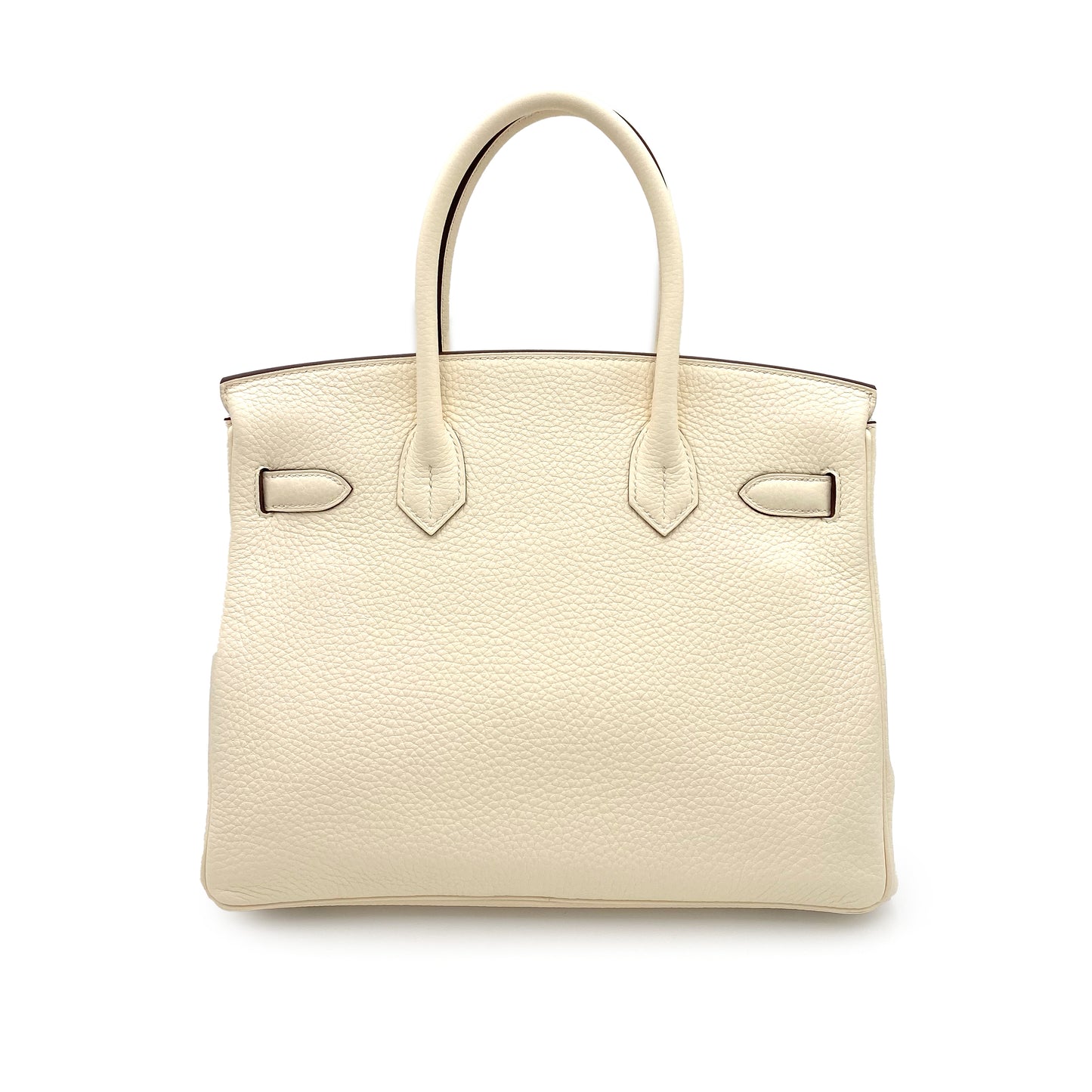 HERMES BIRKIN 30 NATA TAURILLON CLEMENCE HAND BAG U SHW 90230748