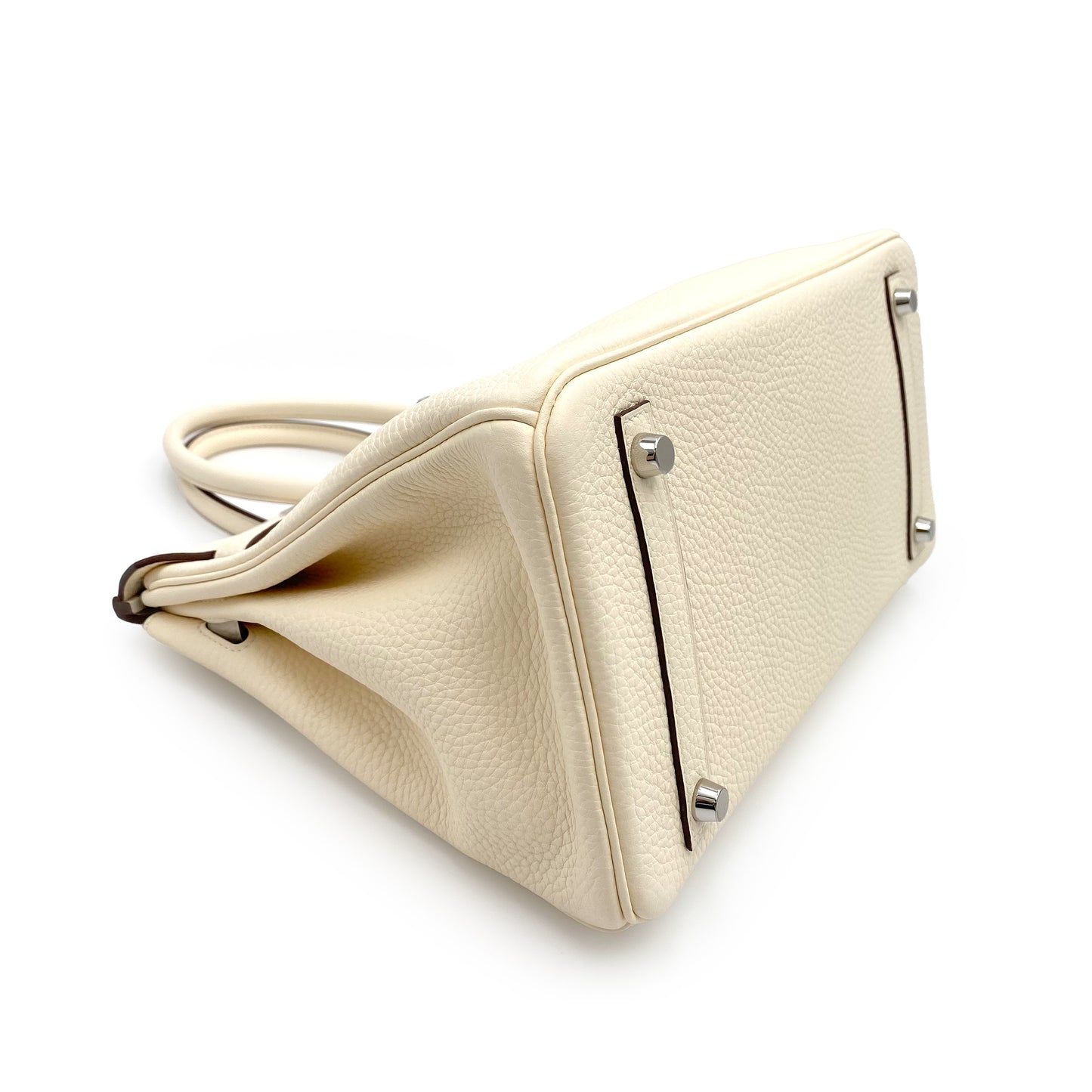 HERMES BIRKIN 30 NATA TAURILLON CLEMENCE HAND BAG U SHW 90230748