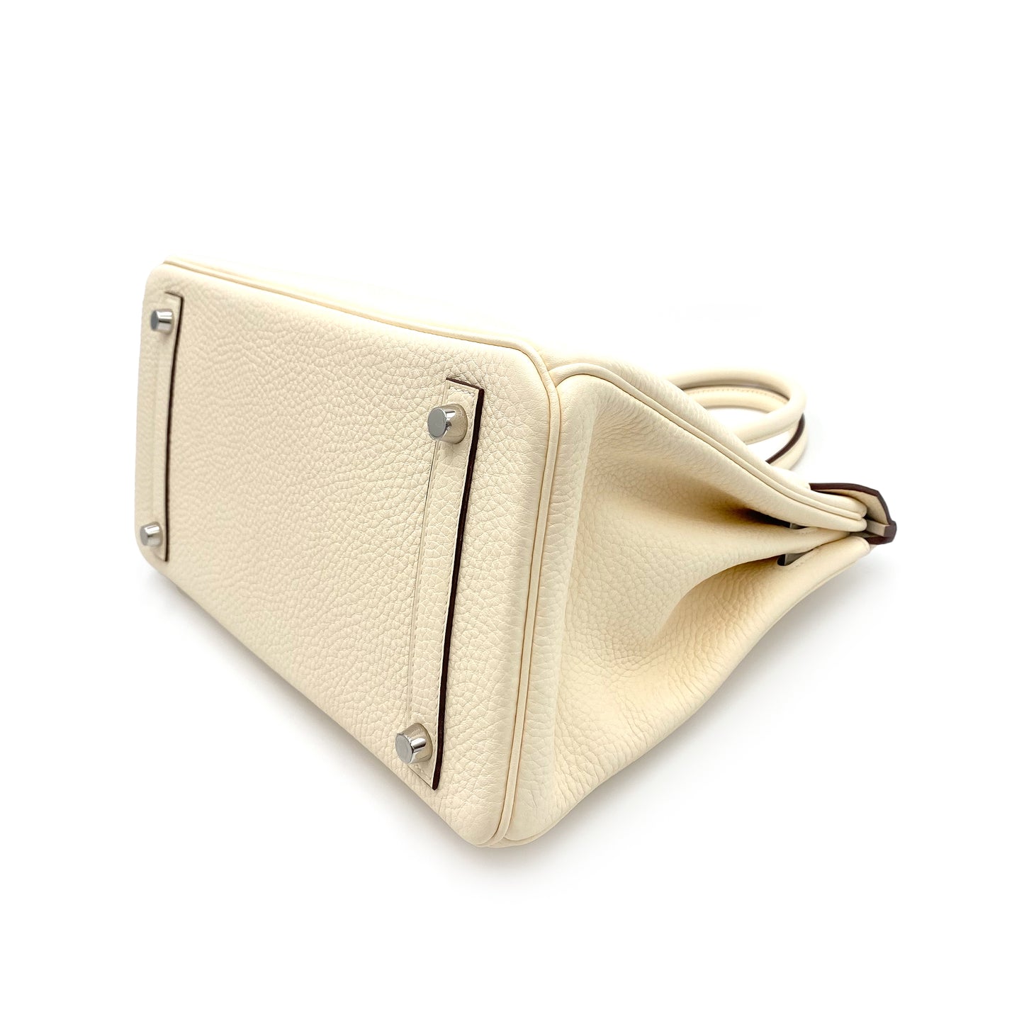 HERMES BIRKIN 30 NATA TAURILLON CLEMENCE HAND BAG U SHW 90230748