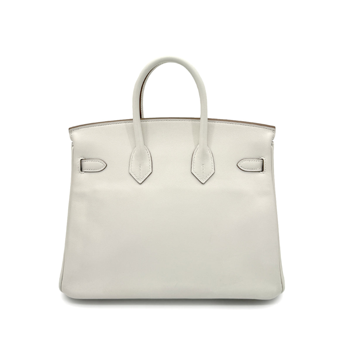 HERMES BIRKIN 25 GRIS PERLE SWIFT HAND BAG B GHW 90232425