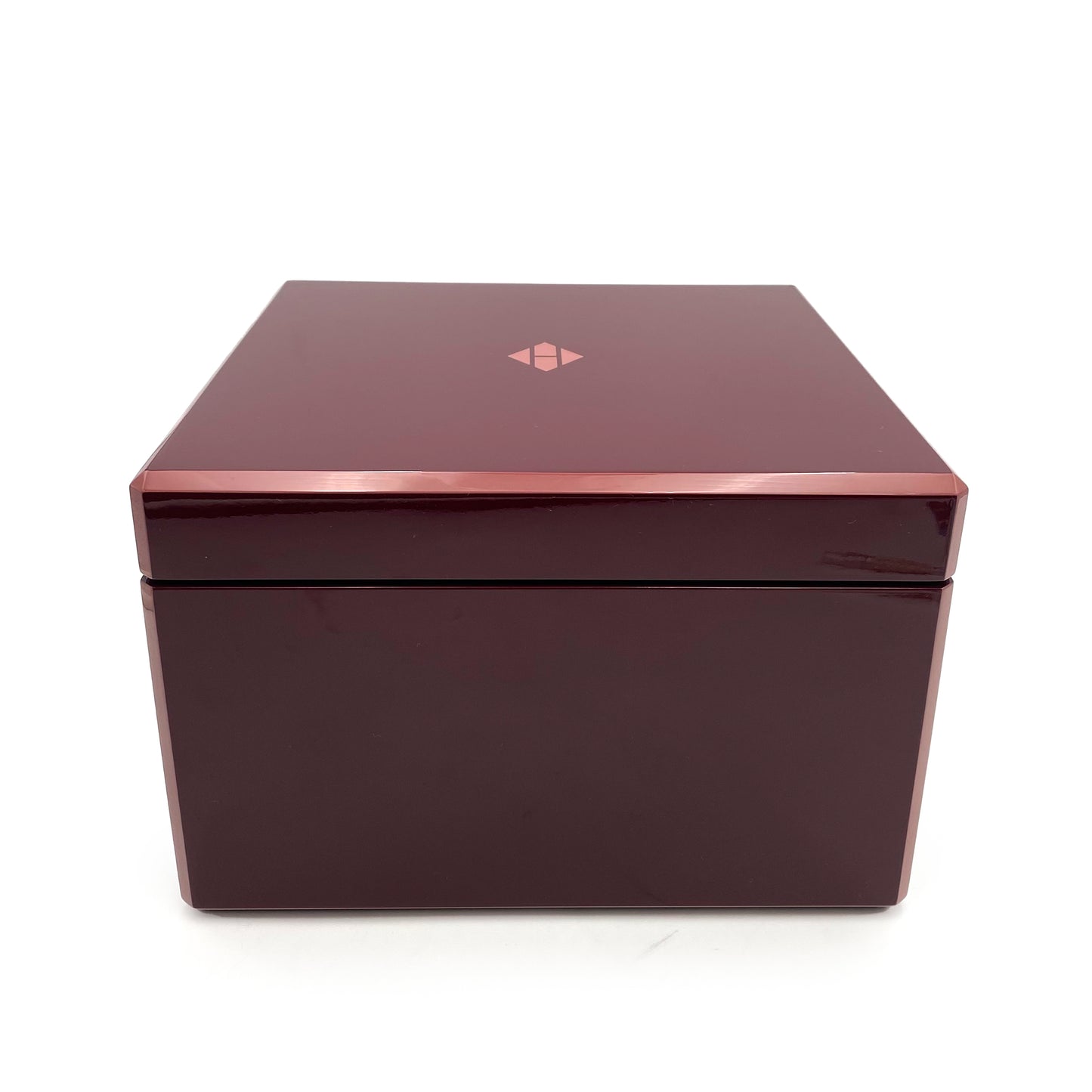 HERMES FACETED JEWELRY CASE BOX BORDEAUX 90234640