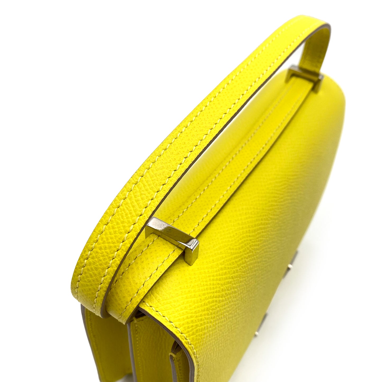 HERMES MINI CONSTANCE 18 LIME EPSON SHOULDER BAG D SHW 90237363