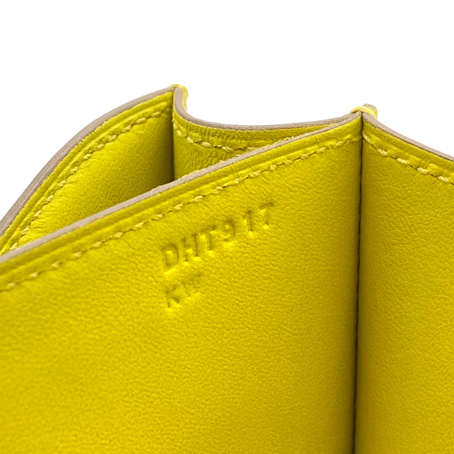 HERMES MINI CONSTANCE 18 LIME EPSON SHOULDER BAG D SHW 90237363