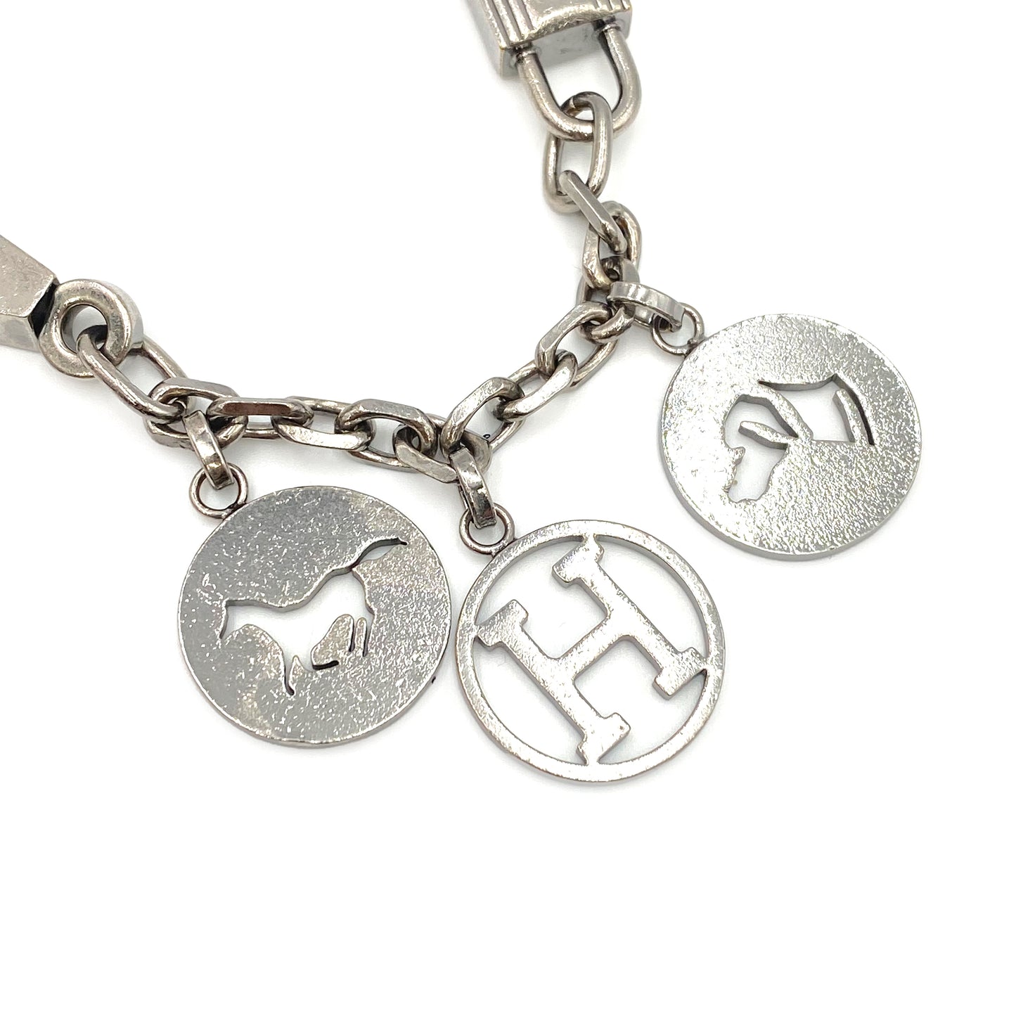 HERMES BAG CHARM AMULET 4 ACCESSORY SILVER 90240428