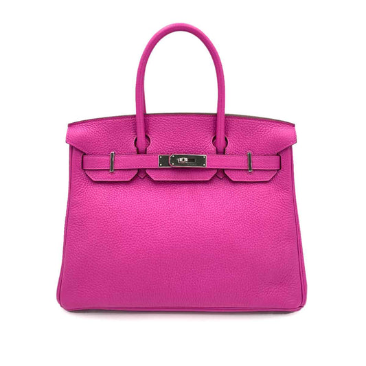HERMES BIRKIN 30 MAGNOLIA TAURILLON CLEMENCE  HAND BAG C SHW 90240946