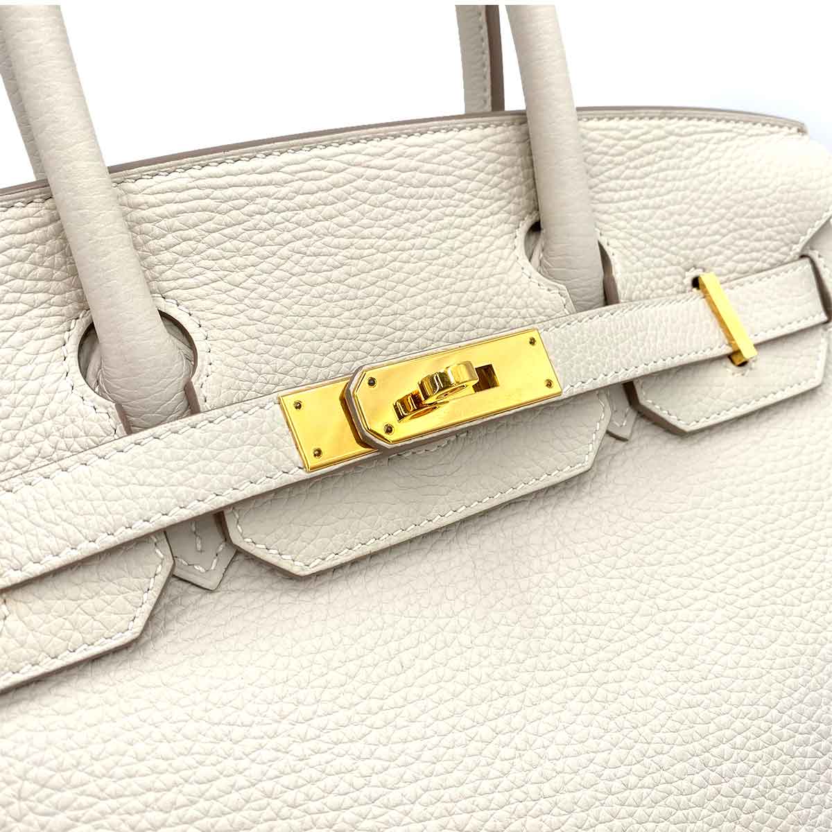 HERMES BIRKIN 30 CRAIE TOGO HAND BAG A 90240952