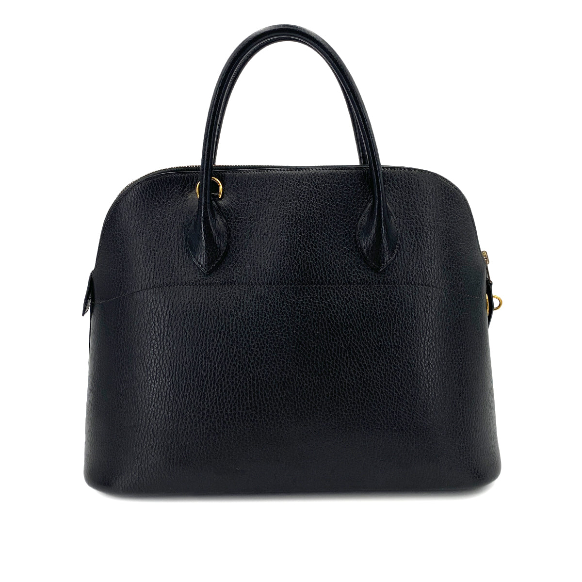 HERMES BOLIDE 35 BLACK ARDENNES HAND SHOULDER BAG 〇Y 90241631