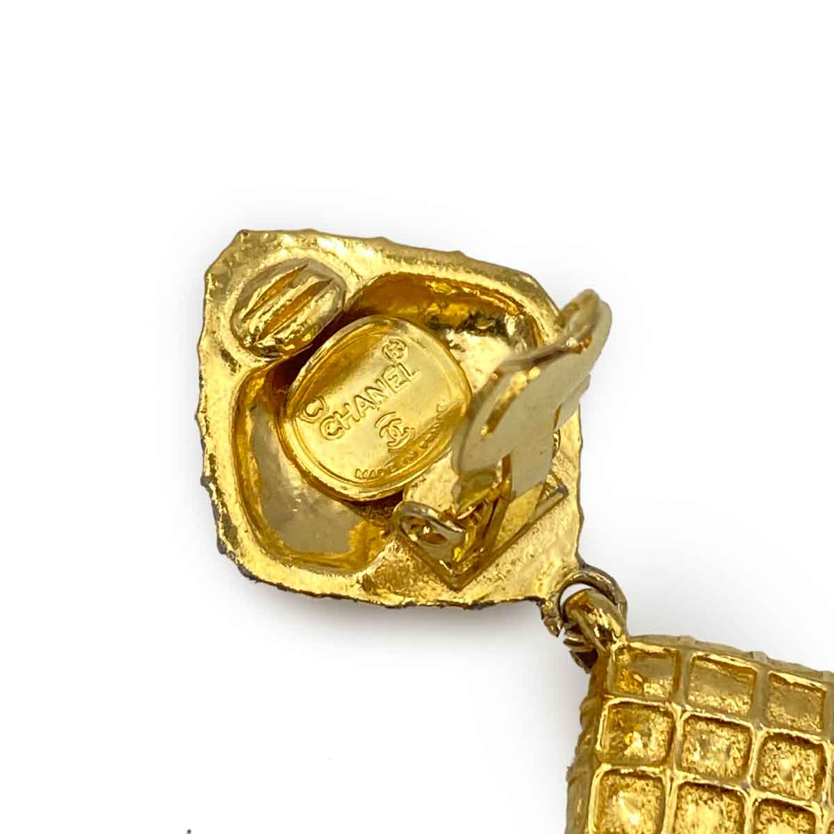 CHANEL VINTAGE EARRINGS COCOMARK COLOR STONE ACCESSORY  90242343