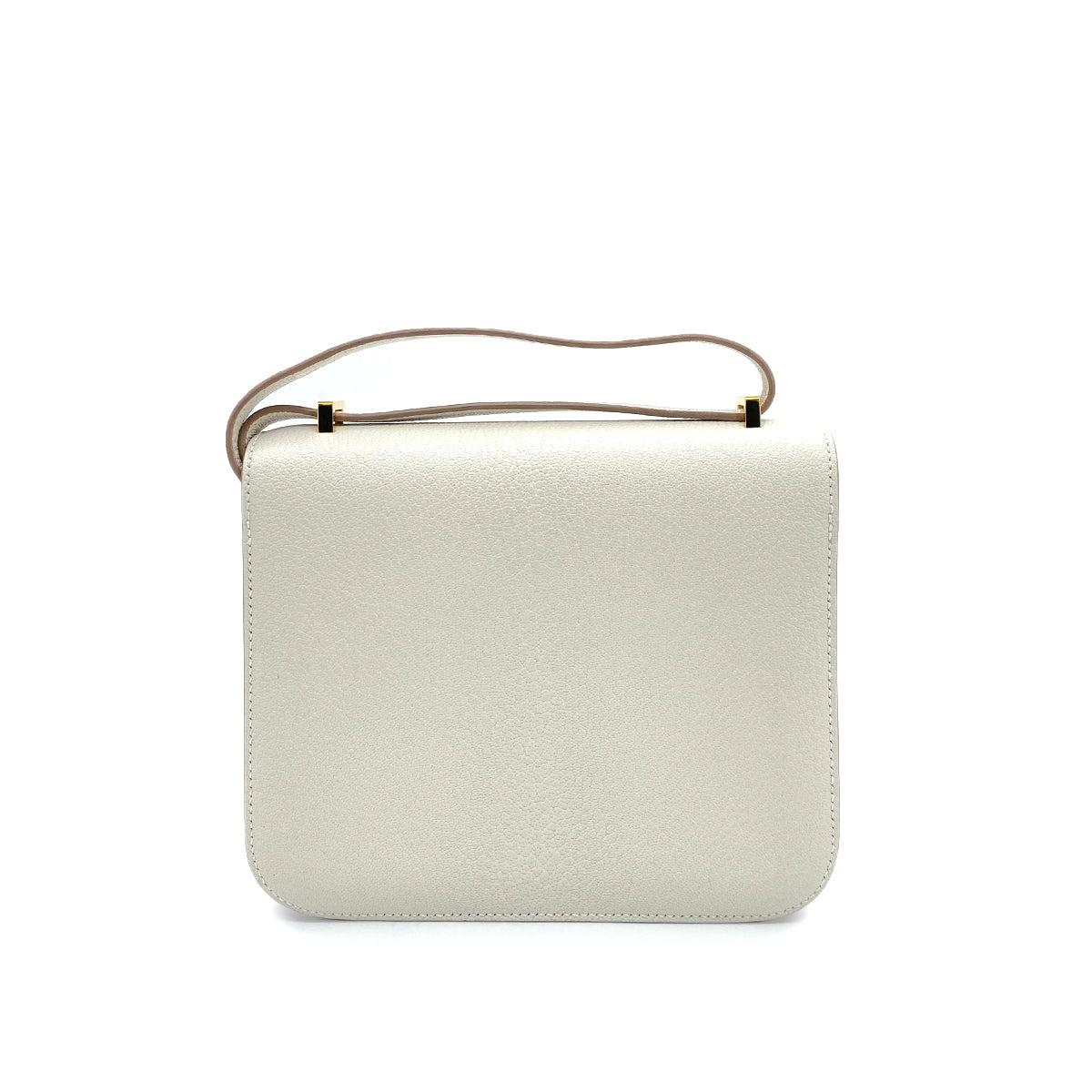 HERMES MINI CONSTANCE 18 MUSHROOM CHEVRE SHOULDER BAG B GHW 90243210