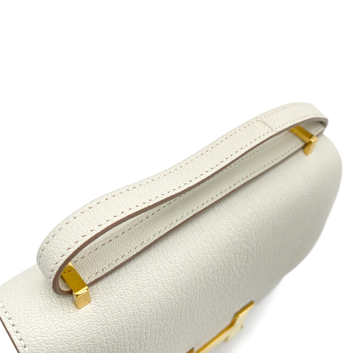 HERMES MINI CONSTANCE 18 MUSHROOM CHEVRE SHOULDER BAG B GHW 90243210