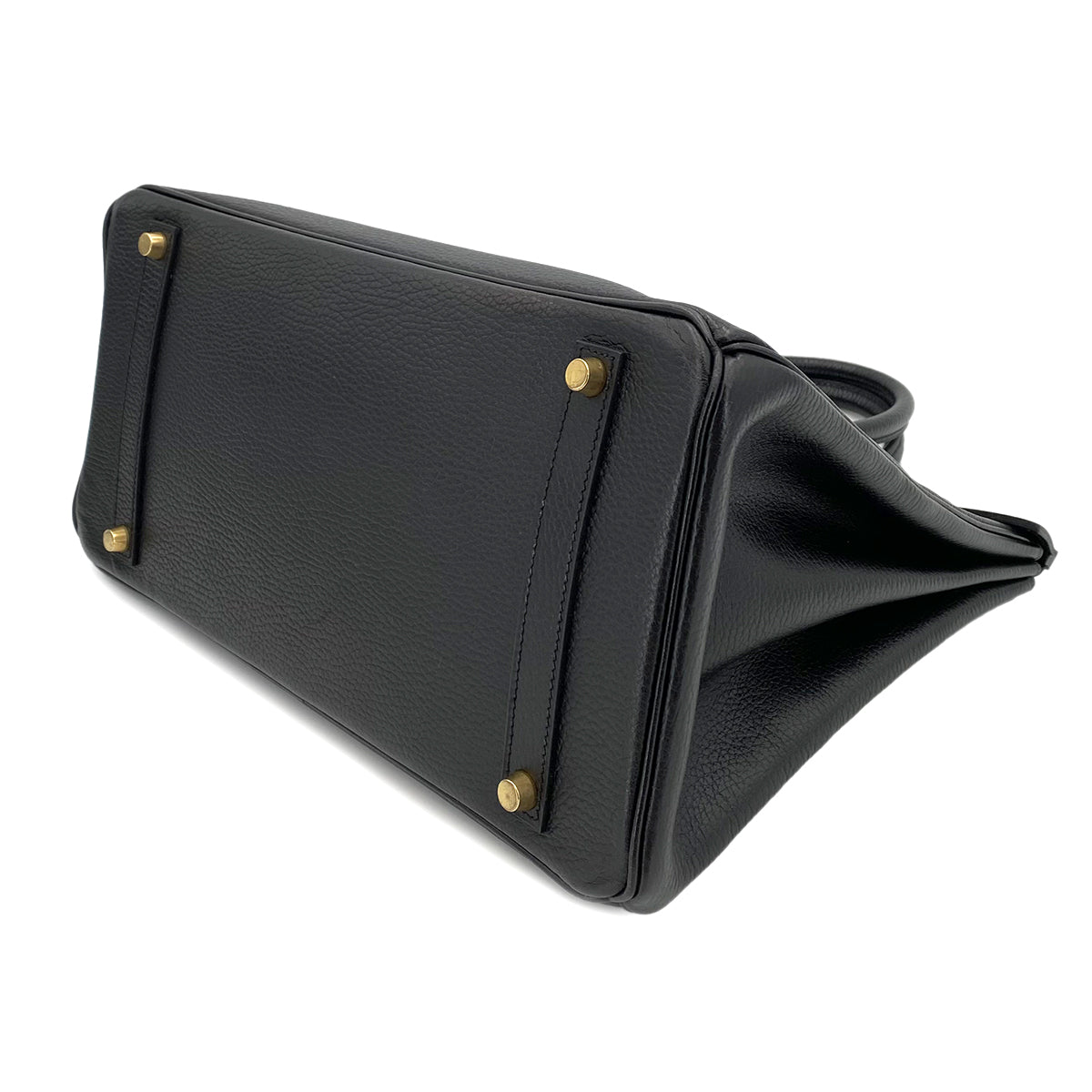 HERMES BIRKIN 35 BLACK ARDENNES HAND BAG 〇Z 90243211
