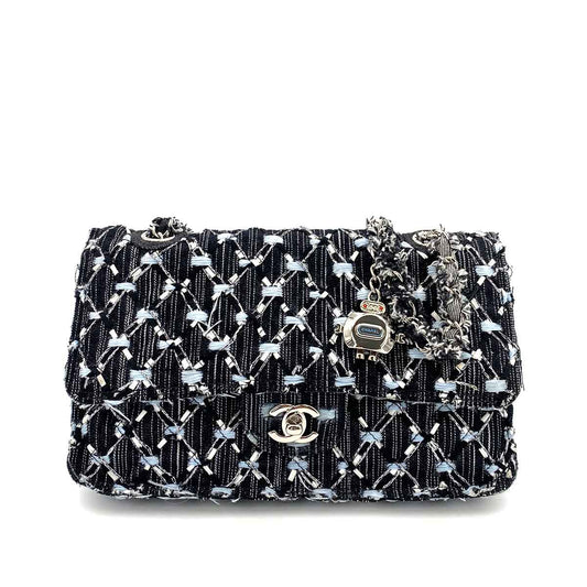 CHANEL MATELASSE CHAIN SHOULDER BAG MULTI COLOR TWEED 90243234