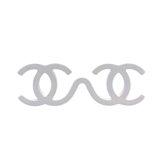 CHANEL VINTAGE LOGO SUNGLASSES WHITE ACCESSORY 90243824