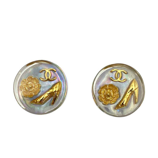CHANEL VINTAGE EARRINGS COCOMARK AURORA ACCESSORY 97P 90244709