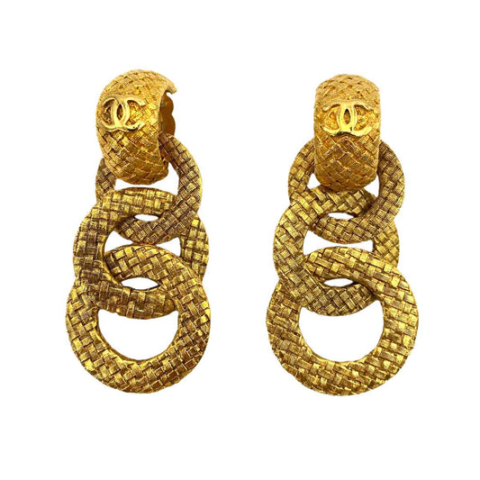CHANEL VINTAGE EARRINGS COCOMARK ACCESSORY 2 9 90244710