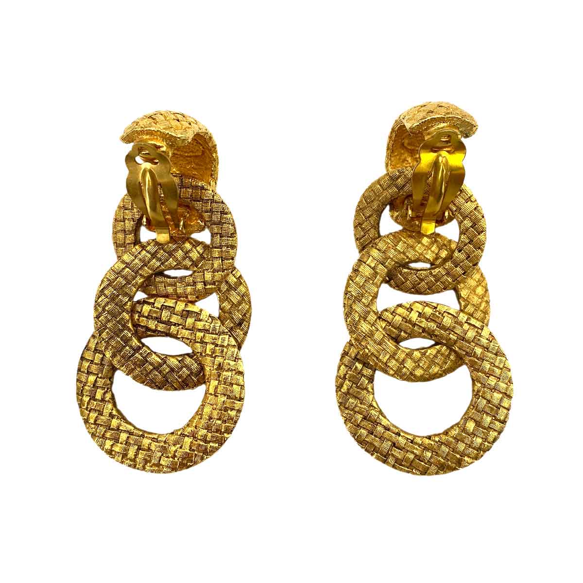 CHANEL VINTAGE EARRINGS COCOMARK ACCESSORY 2 9 90244710