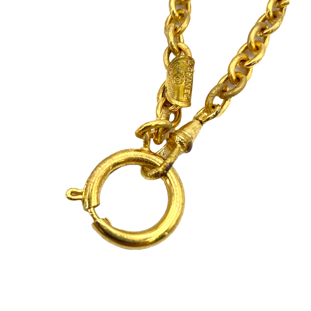 CHANEL VINTAGE LONG NECKLACE LOGOS ACCESSORY 90244713