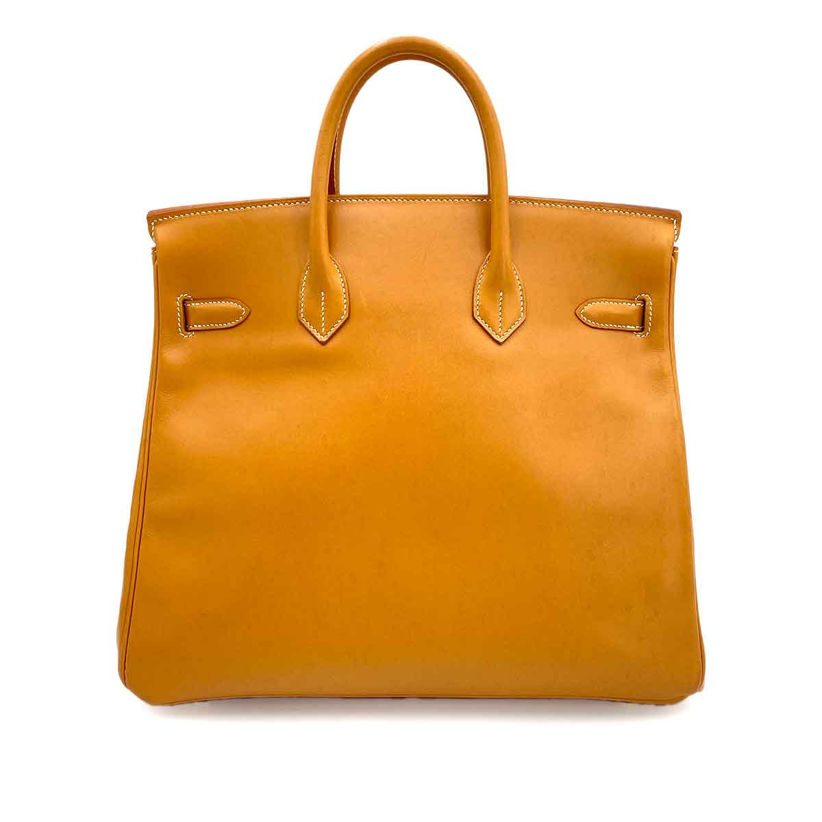HERMES HAUT A COURROIES 32 NATURAL VASH HUNTER HAND BAG □C 90244809