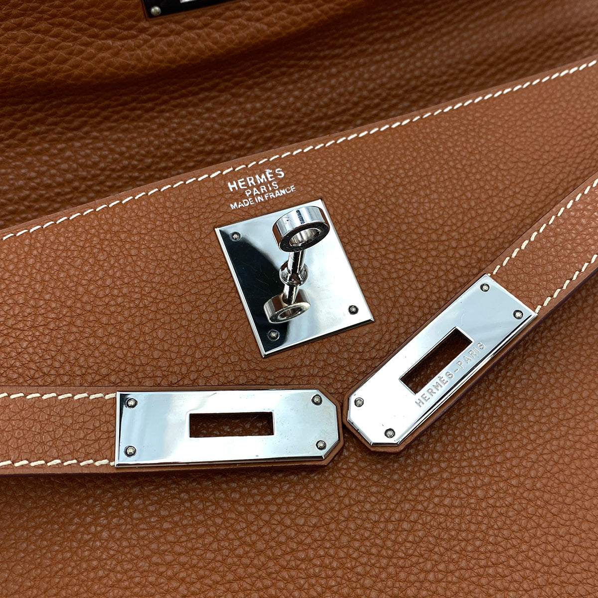 HERMES KELLY 32 RETOURNE GOLD TOGO HAND SHOULDER BAG □I SHW 90245027