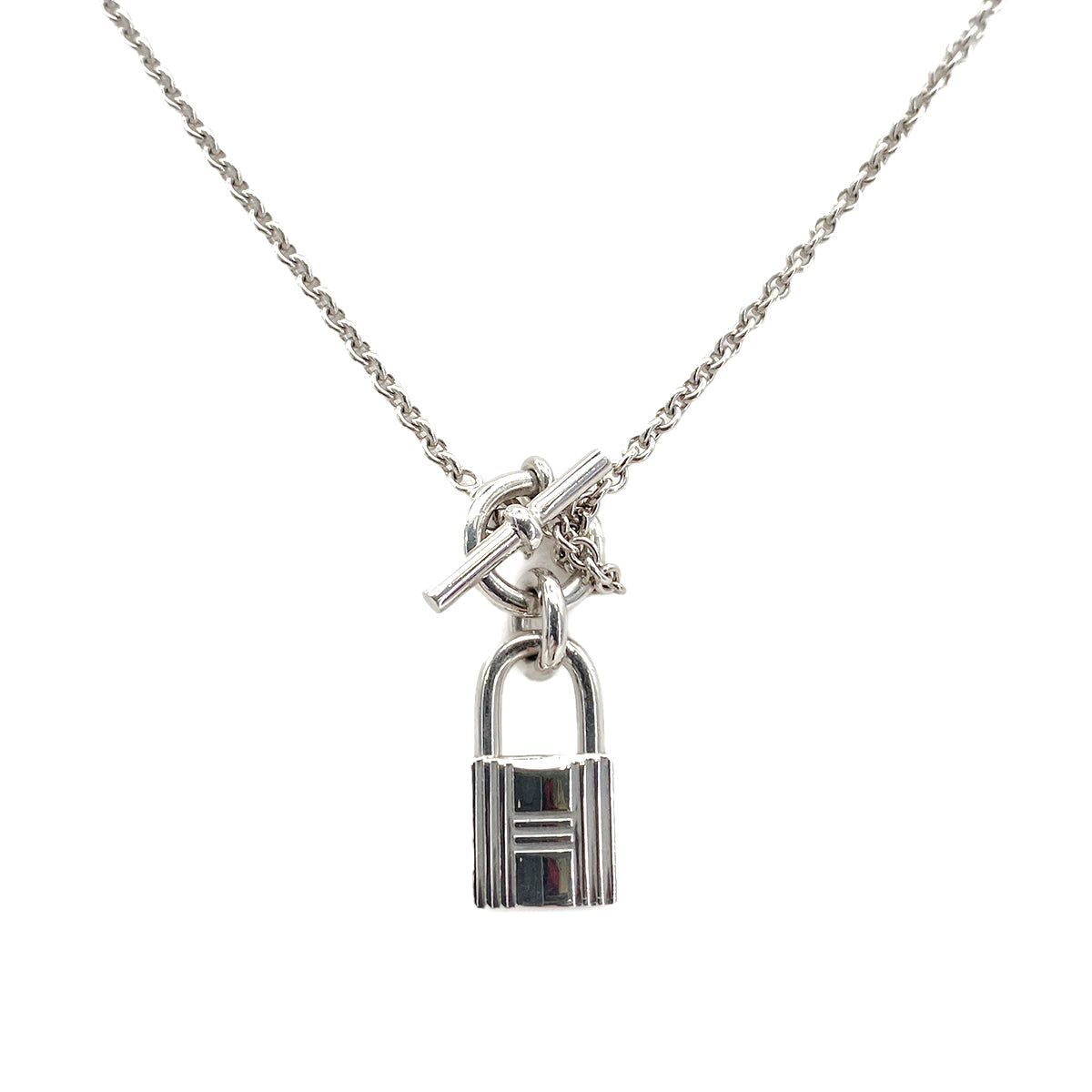 HERMES KELLY CADENA NECKLACE SV925 SILVER ACCESSORY 90245567