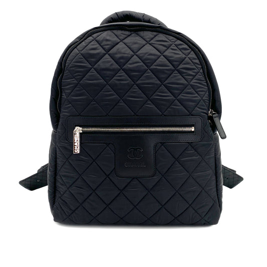 CHANEL COCO COCOON BACK PACK BLACK NYLON 90245571