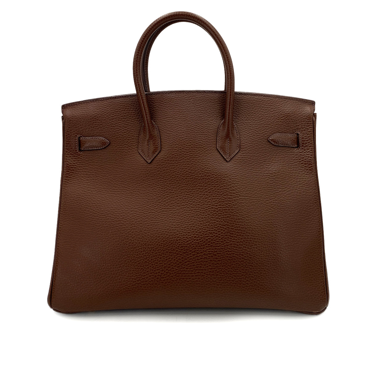 HERMES BIRKIN 35 BROWN TYPE ARDENNES HAND BAG □F 90245635
