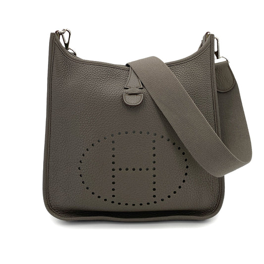 HERMES EVELYNE PM ETAIN TAURILLON CLEMENCE SHOULDER BAG □O 90245649